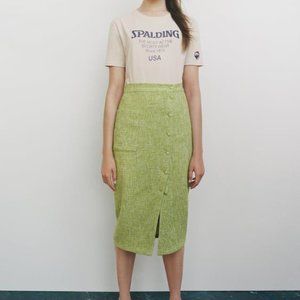 T-SHIRT DÉLAVÉ SPALDING® ÉCRU